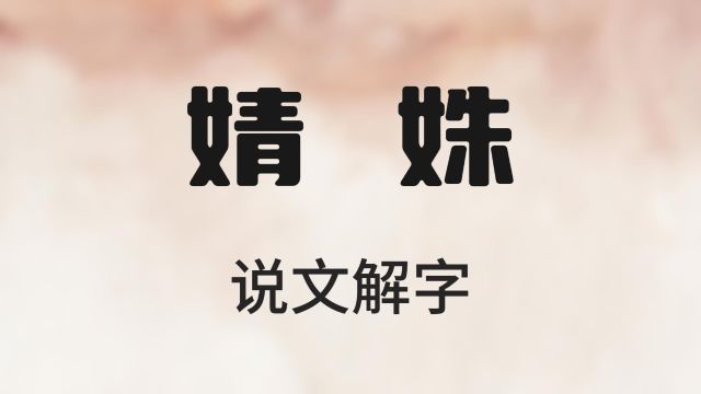 “婧”和“姝”,你认识吗?美丽的汉字