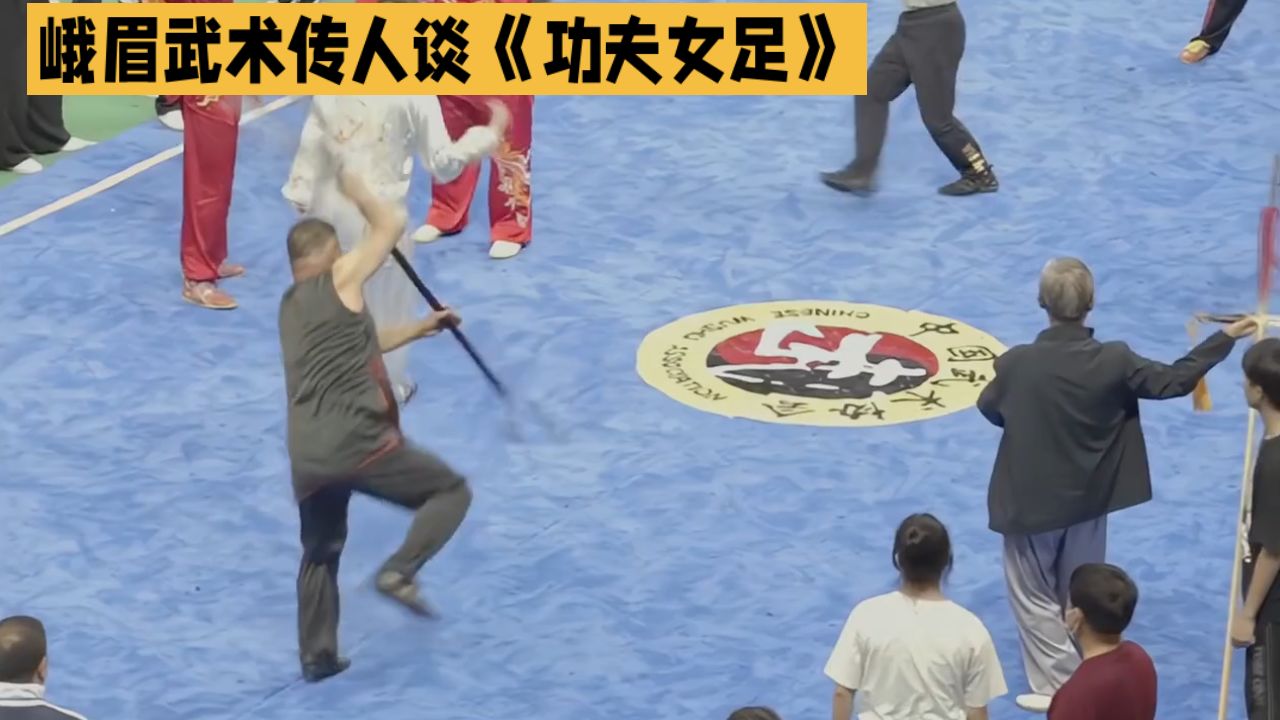 峨眉武术传人谈《功夫女足》_高清1080P在线观看平台_腾讯视频