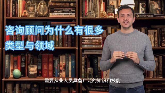 咨询顾问为什么有很多类型与领域?