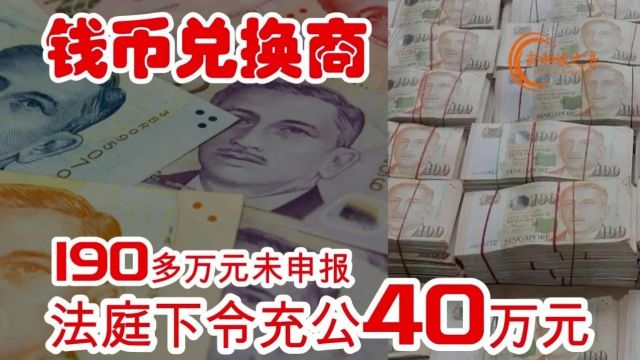 钱币兑换商带190多万元入境新加坡未申报,法庭下令充公40万元 #钱币兑换商 #moneychanger #充公 #未申报