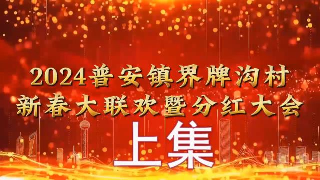 2024普安镇界牌沟村新春大联欢暨分红大会