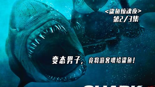 经典恐怖电影《鲨鱼惊魂夜》震撼袭来！大白鲨袭来！