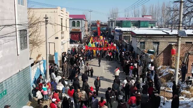 河北曲阳:野北花会庆元宵