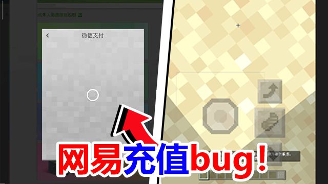 网易我的世界充值系统逆天BUG!禁止充值!