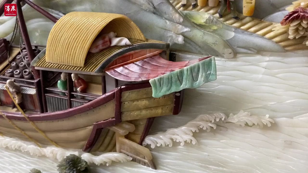 省民间文艺最高奖!瑞安彩石镶嵌《清明上河图》摘得大奖