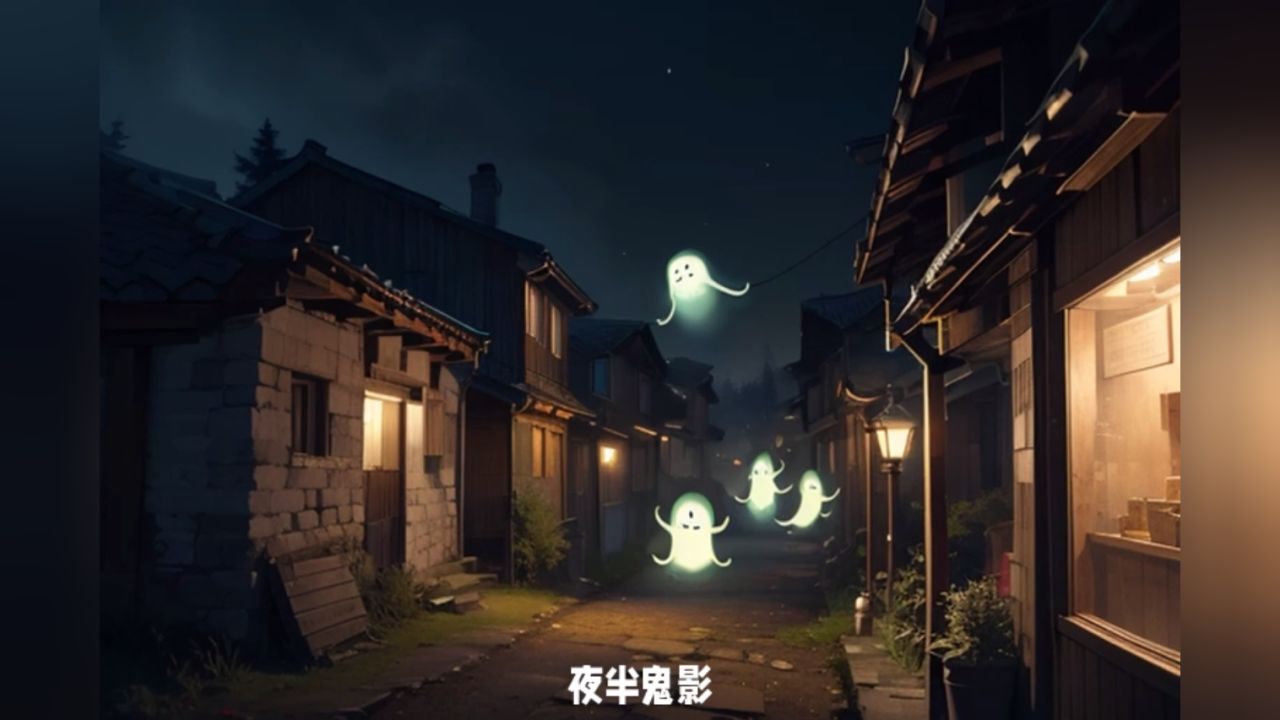 民间故事"夜半鬼影"