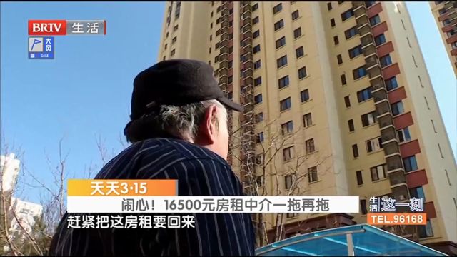 闹心!16500元房租中介一拖再拖,想要租金得续约