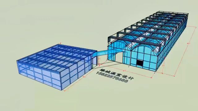 杭州玻璃温室效果图展示