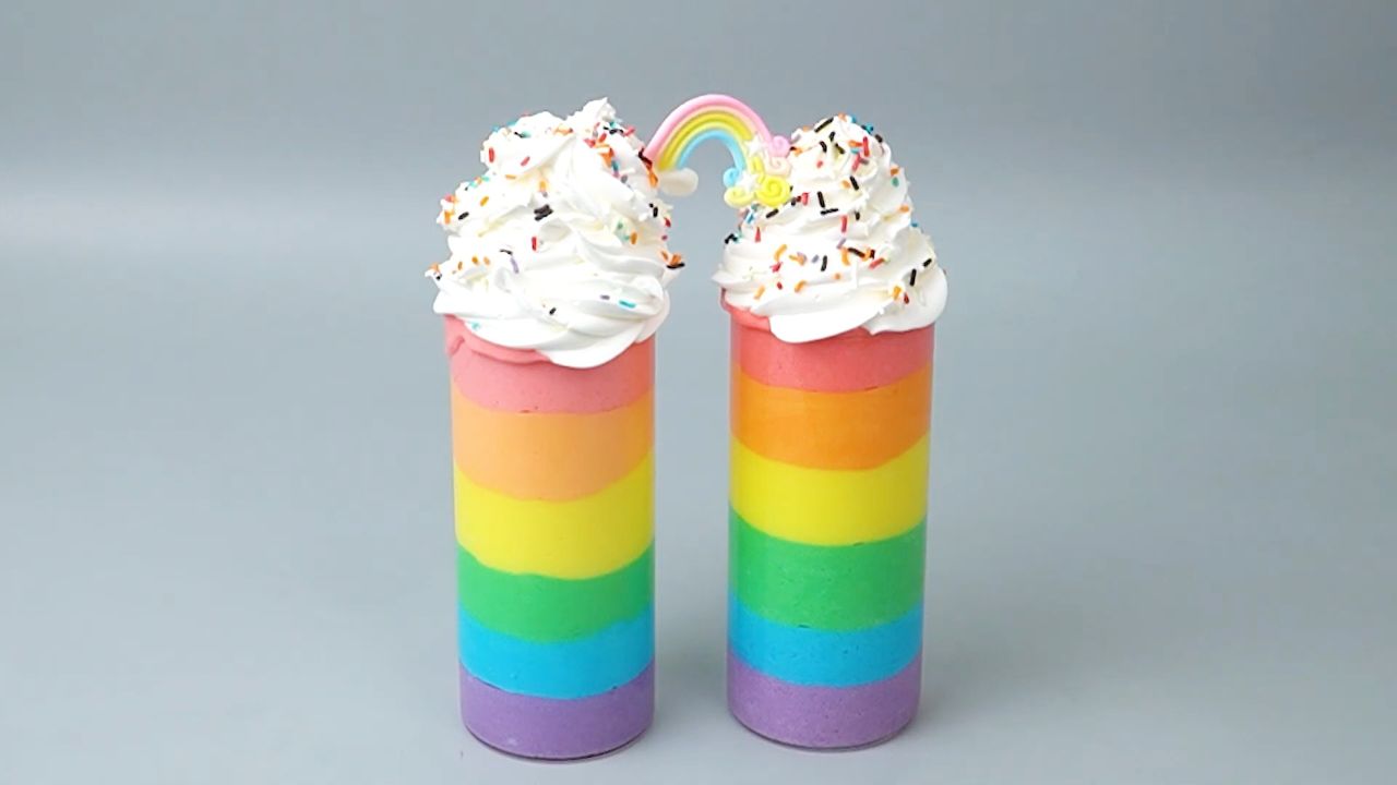 彩虹冰淇淋装饰创意