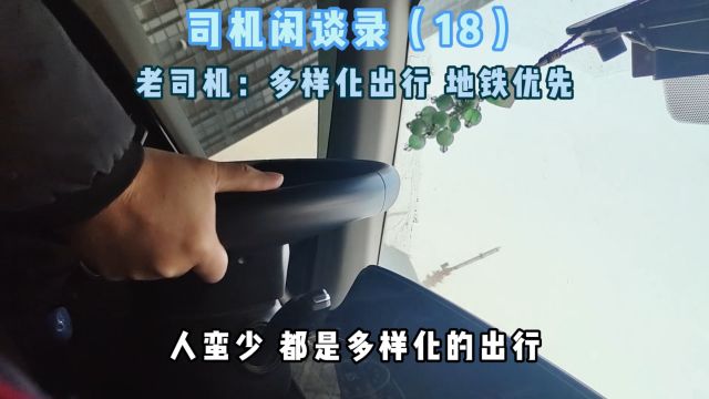 网约车老司机:多样化出行,地铁优先!