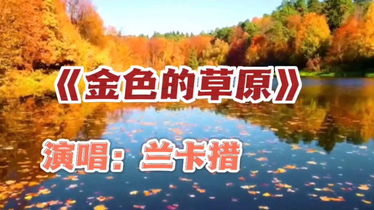 一首非常好听的草原歌曲《金色的草原》悠扬的歌声,磁性的嗓音,太好听