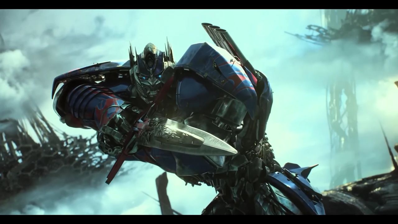 变形金刚威震天大战擎天柱