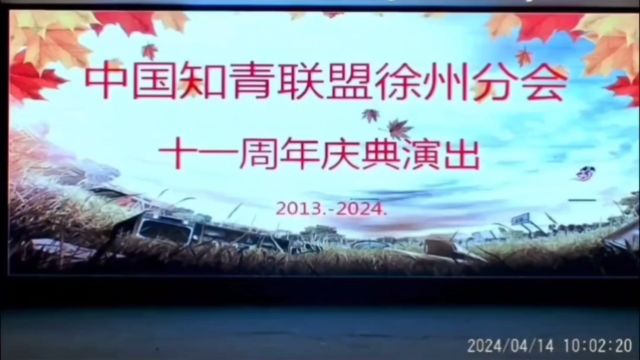 中国知青联盟徐州分会十一周年庆典. 第二部 欢聚一堂