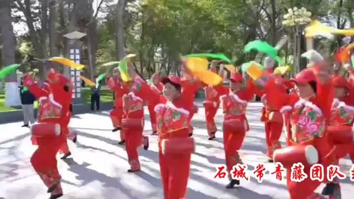 石河子军垦广场炫舞，石城常青藤团队主办精彩视频片段