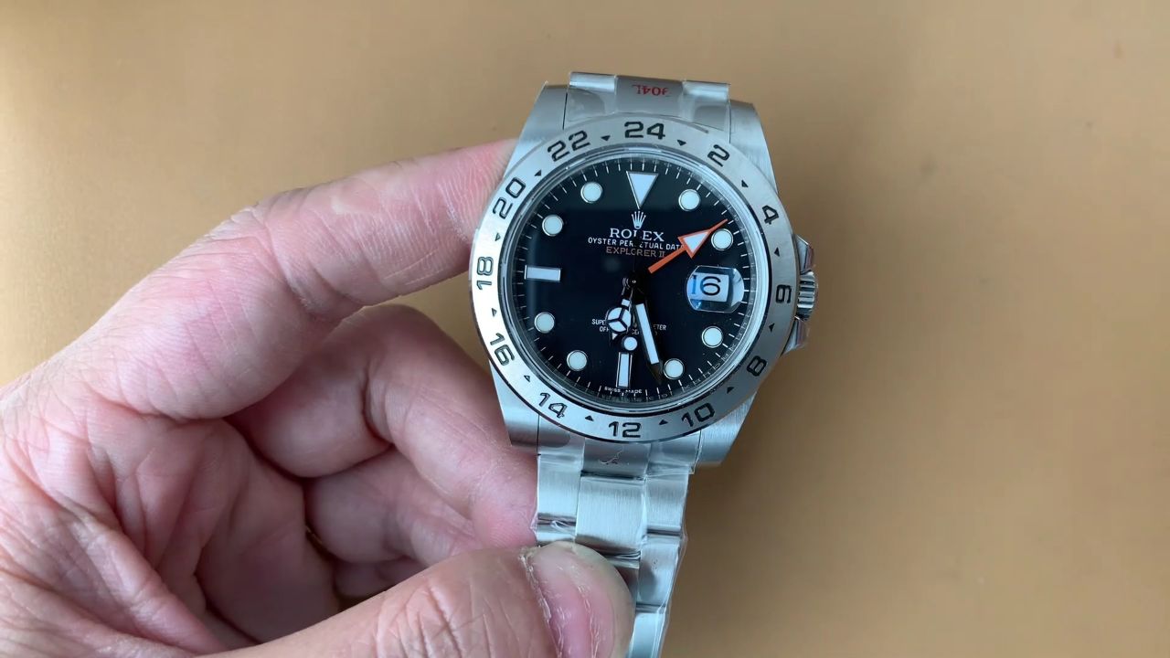 gm探险家二代黑面腕表 904钢 42毫米 自产3187机芯