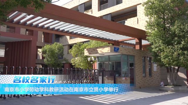 南京市小学劳动学科教研活动在南京市立贤小学举行