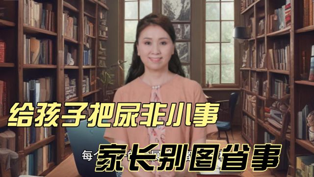 给孩子把尿非小事?家长别图省事,这些隐患早了解!