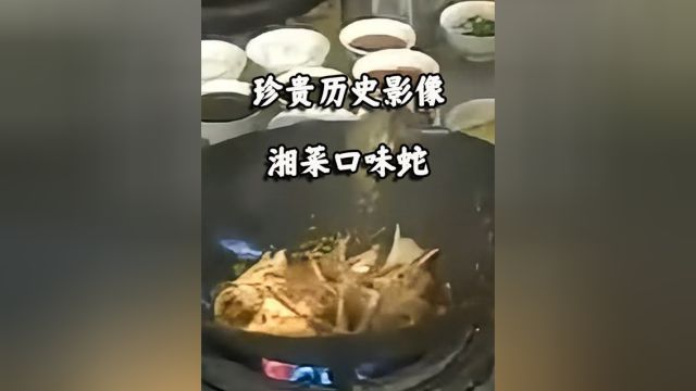 湘菜大师王墨泉示范口味蛇