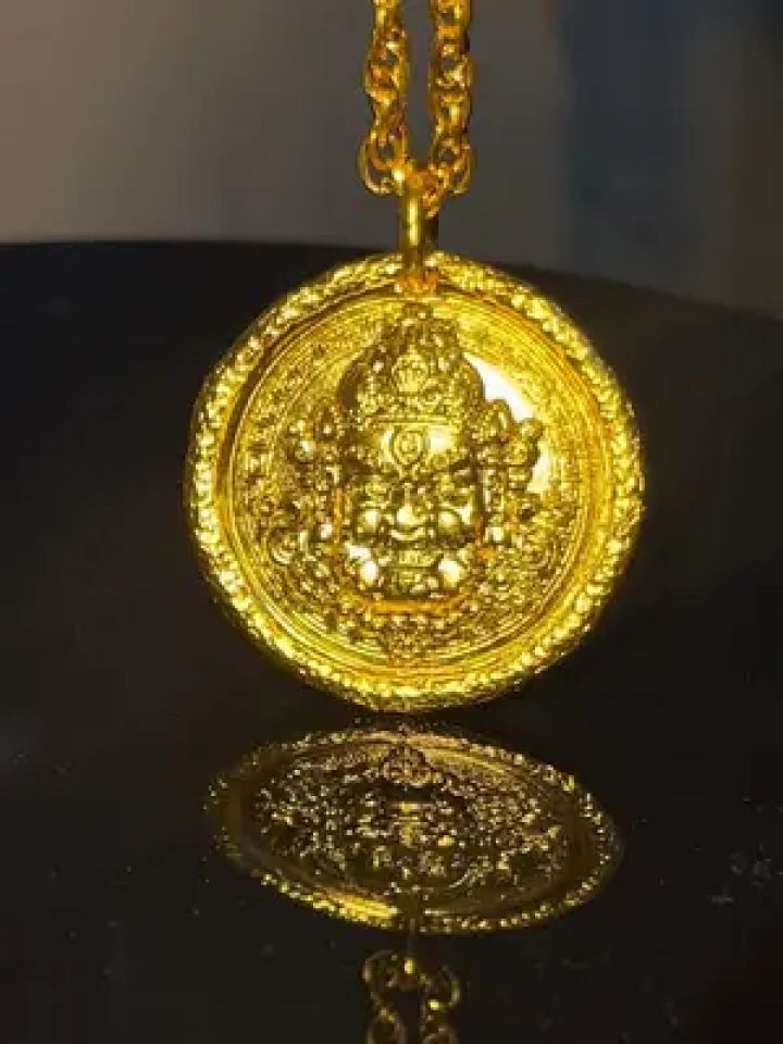 纯金黄财神吊坠#黄金加工 #黄财神吊坠 #金银加工