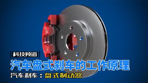 汽车盘式刹车(碟刹)的工作原理_高清1080P在线观看平台_腾讯视频