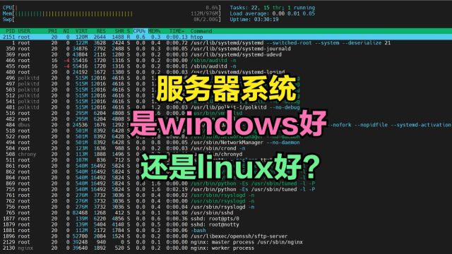 购买网站服务器时,是选择windows系统好,还是linux系统好?