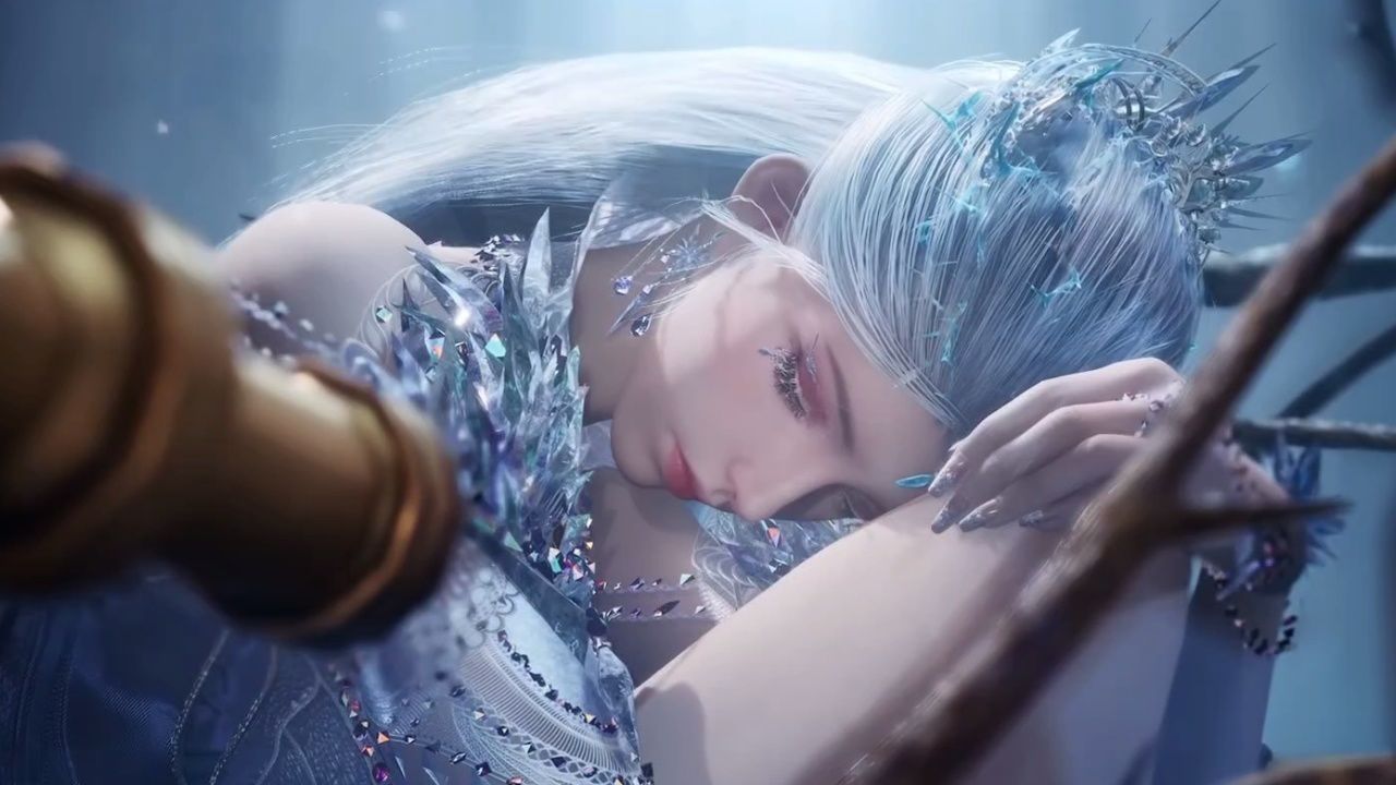 斗罗大陆2绝世唐门:雪地里看到冰帝和天梦在一起的反应是什么？霍雨浩精神之海，成功凑成一桌麻将。_高清1080P在线观看平台_腾讯视频