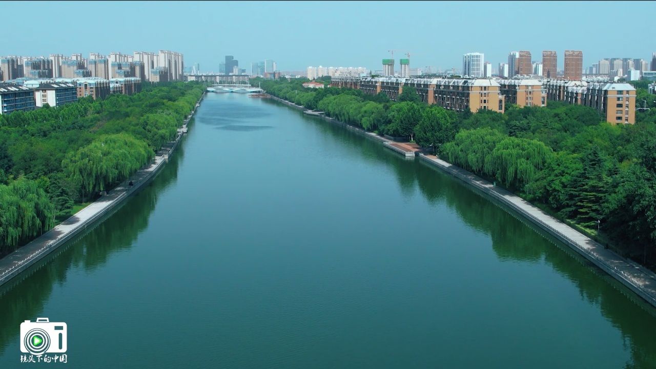 郑州东风渠如一条绿色丝带穿越城市为郑州增添了无尽的生机与活力