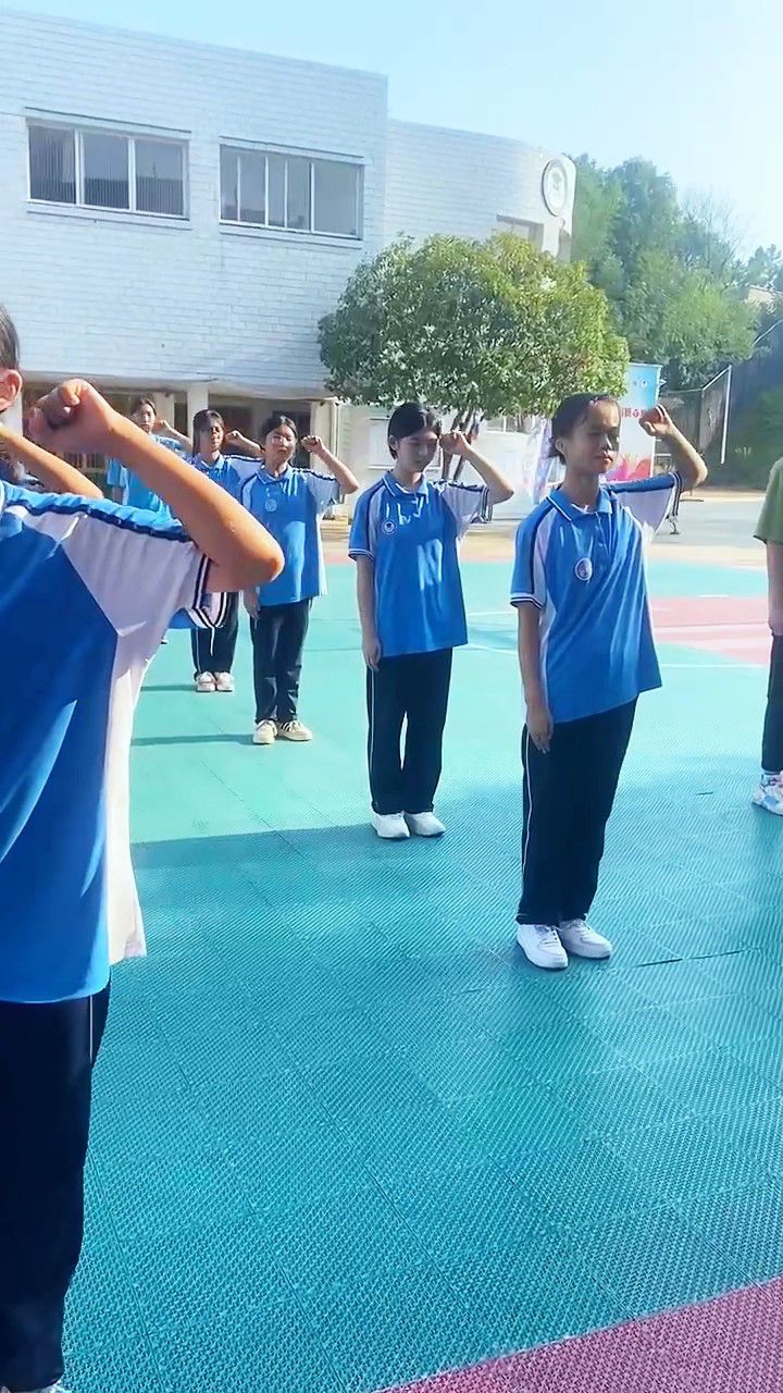 长沙湘越中学:孩子们对自己的坚定承诺!