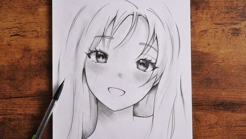 可爱的动漫少女绘画教程，想知道怎么画可爱的动漫人物的小伙伴们，收藏学起来吧_高清1080P在线观看平台_腾讯视频