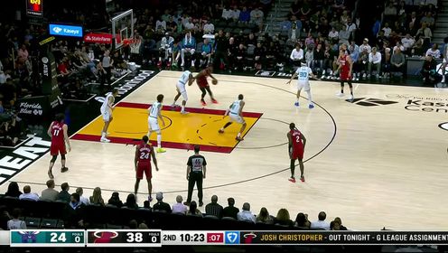 《迈阿密热火》【回放】NBA常规赛：黄蜂vs热火第2节英文原声回放