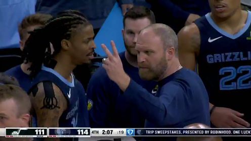 《NBA全场集锦》NBA常规赛：爵士vs灰熊第4节英文原声回放