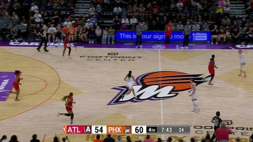 《WNBA》老将的作用！陶乐西收到库珀助攻三分接球就投稳稳命中