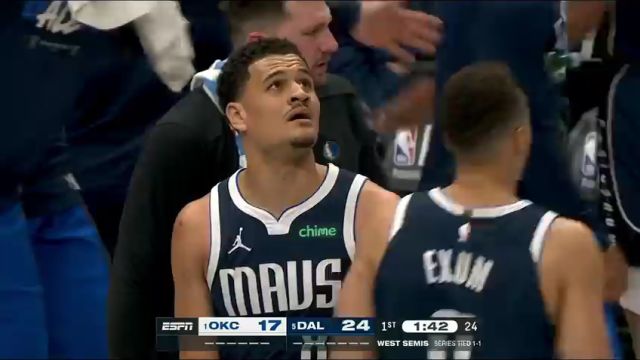 NBA季后赛：雷霆vs独行侠第1节中文解说回放