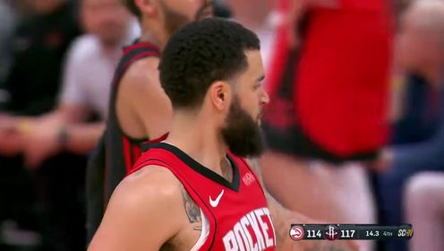 《休斯敦火箭》NBA常规赛：老鹰vs火箭第4节英文原声回放