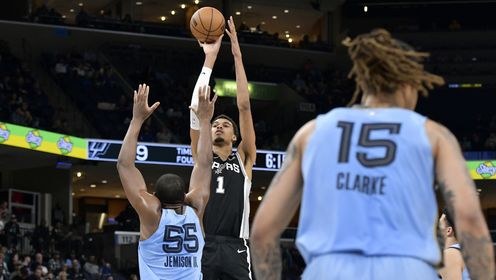 《NBA全场集锦》【原声】马刺102-87灰熊 文班亚马18+7+6马刺大比分战胜灰熊