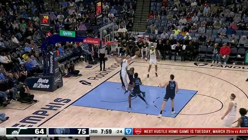 《NBA全场集锦》NBA常规赛：爵士vs灰熊第3节中文解说回放