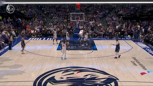 NBA季后赛：快船vs独行侠第3节中文解说回放