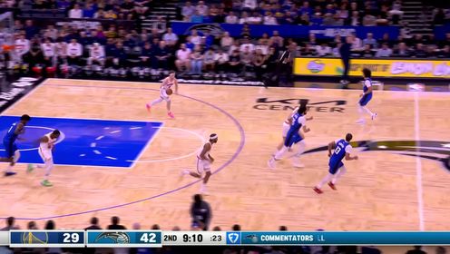 《NBA全场集锦》篮下如入无人之境 追梦单骑闯关一条龙突破打出2+1