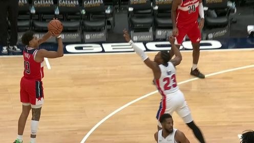 《NBA全场集锦》一招鲜吃遍天 普尔同样方式第三次挑战艾维回拉三分一发入魂
