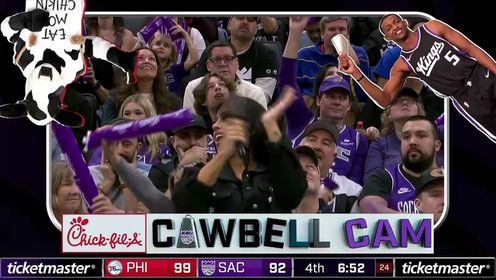 《NBA全场集锦》【回放】NBA常规赛：76人vs国王第4节英文原声回放