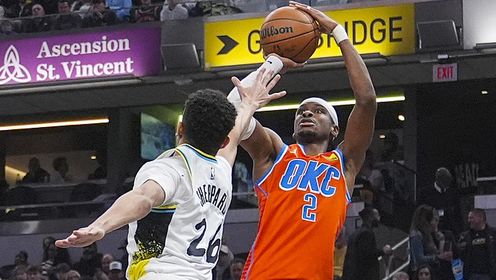《NBA全场集锦》【球星】亚历山大vs步行者集锦 轰下45分7板8助关键球彰显巨星本色