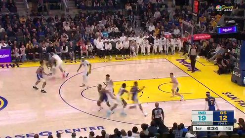 《金州勇士》【回放】NBA常规赛：步行者vs勇士第1节英文原声回放