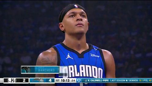 《NBA全场集锦》NBA常规赛：篮网vs魔术第1节英文原声回放