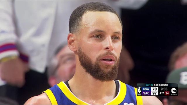 NBA附加赛：勇士vs国王第4节中文解说回放