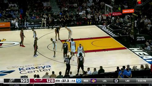 《迈阿密热火》NBA常规赛：马刺vs热火第4节中文解说回放