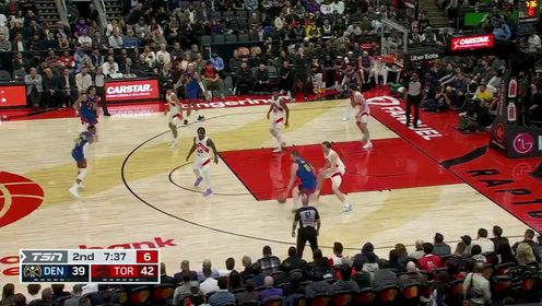 《多伦多猛龙》【回放】NBA常规赛：掘金vs猛龙第2节英文原声回放