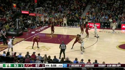 《NBA骑士》NBA常规赛：凯尔特人vs骑士第4节英文原声回放