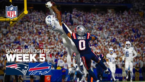全景NFL_2025赛季NFL常规赛第五周:爱国者23-20比尔_NFL精华|爱国者vs比尔迪格斯战老东家接球表演史蒂文森冲球双响_高清 ...