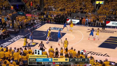 《NBA全场集锦》今天是有备而来！哈利伯顿近乎logo shot一招燃炸全场