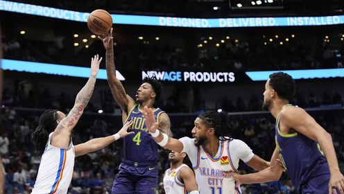 《NBA全场集锦》【纯享】雷霆vs鹈鹕精华回放 收官战雷霆练兵时刻轻松战胜鹈鹕